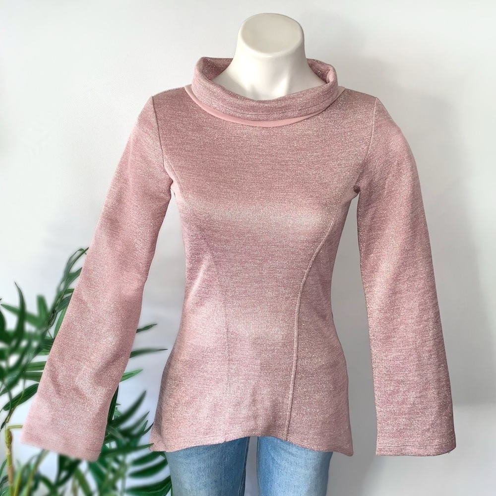 R E T R O :: Mod Space Age Metallic Structured Kn… - image 2